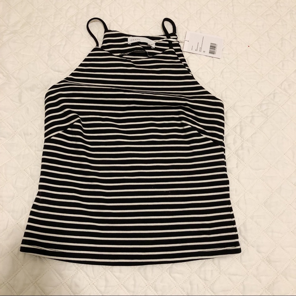 LOWEST - Grana Jersey High-Neck Tank